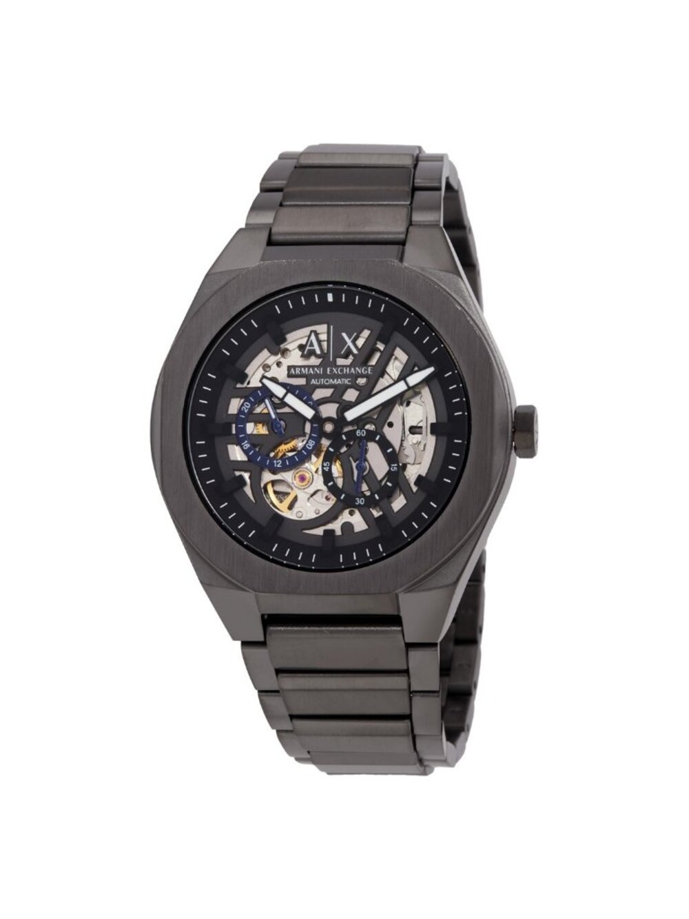 NWT Armani Exchange Automatic Skeleton Dial Men's Watch